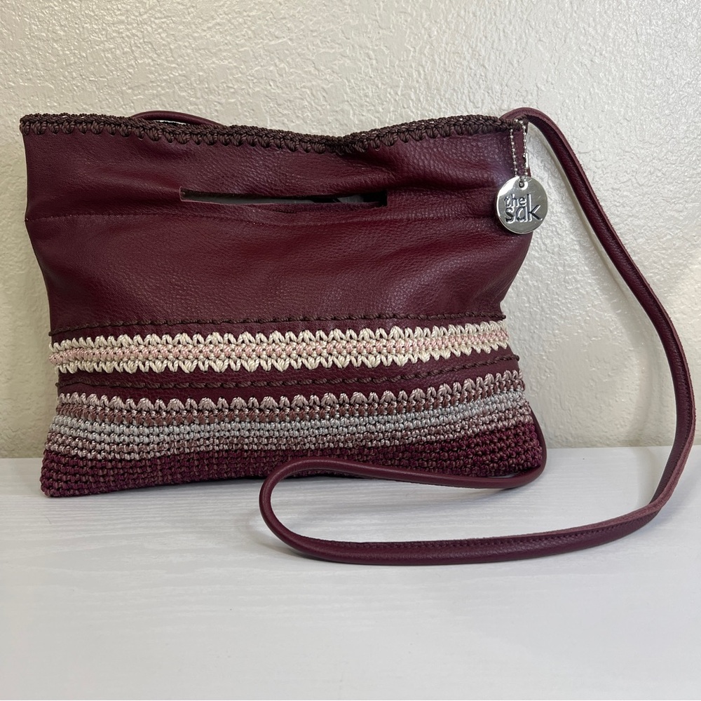 The SAK Linden Back To Bali Leather Limited Edition Crossbody Clutch Bag